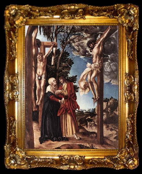 framed  CRANACH, Lucas the Elder Crucifixion inso, ta009-2